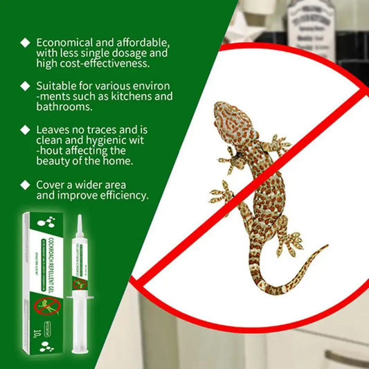 Lot de 03 Gel Répulsif Anti-Geckos Intérieur : La Solution Discrète et Efficace