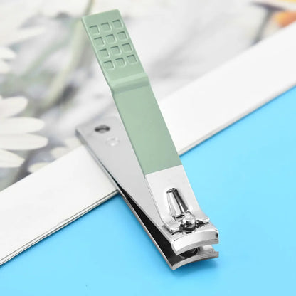 Kit de Manucure Professionnel en Acier Inoxydable avec Étui Vert