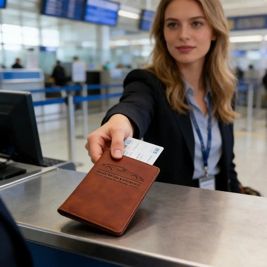 Porte-Carte Auto Élégant: Gardez Vos Documents Essentiels Organisés (TG🇹🇬)