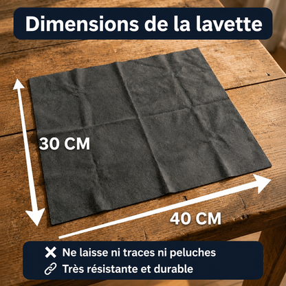 Pack de 5 Lavettes Microfibres Professionnelles Zerotrace