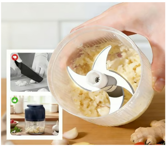 Hachoir Electrique Express - Mini Robot de Cuisine Rechargeable USB